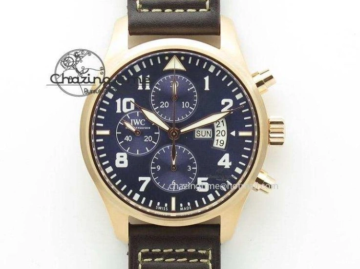 MIROTIME 0113 Comfortable Pilot Chrono IW388003 Real Ceramic ZF 1:1 Best Edition On Black Nylon Strap A 7322